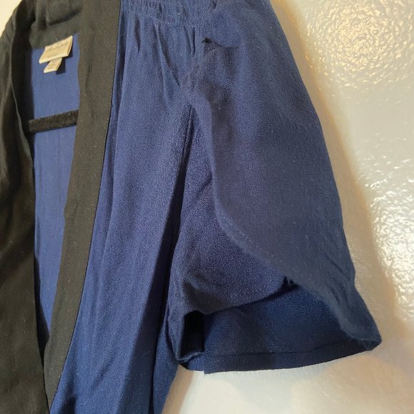 Alice Temperley For Target Blue & Black Wrap Dress M - Picture 6 of 7